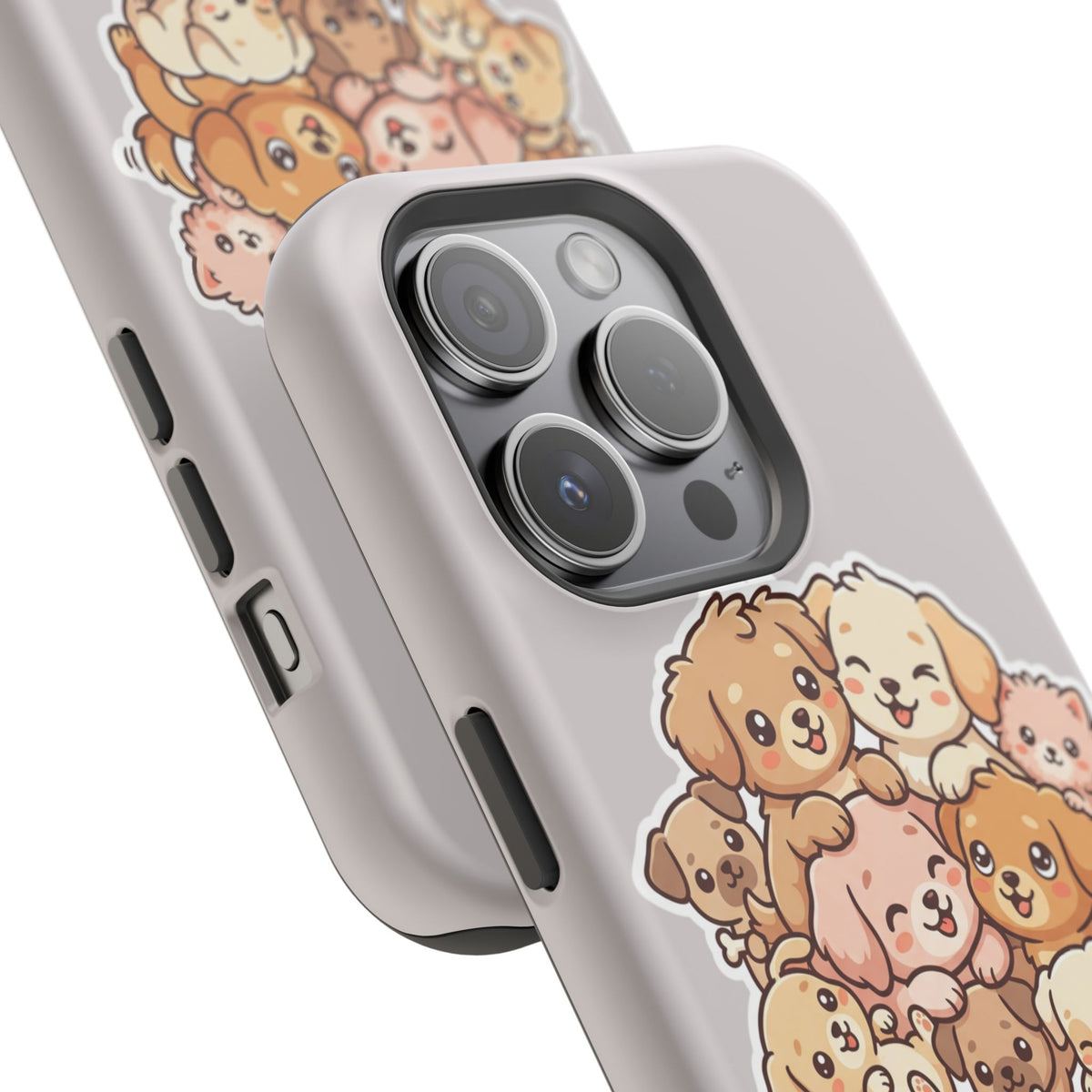 Cute Puppy Pile Magnetic Impact-Resistant Phone Case