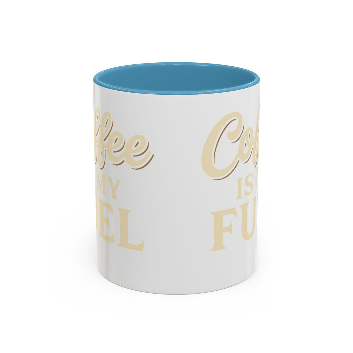 Coffee Is My Fuel Accent Coffee Mug — 11/15oz Ceramic Gift for Coffee Lovers