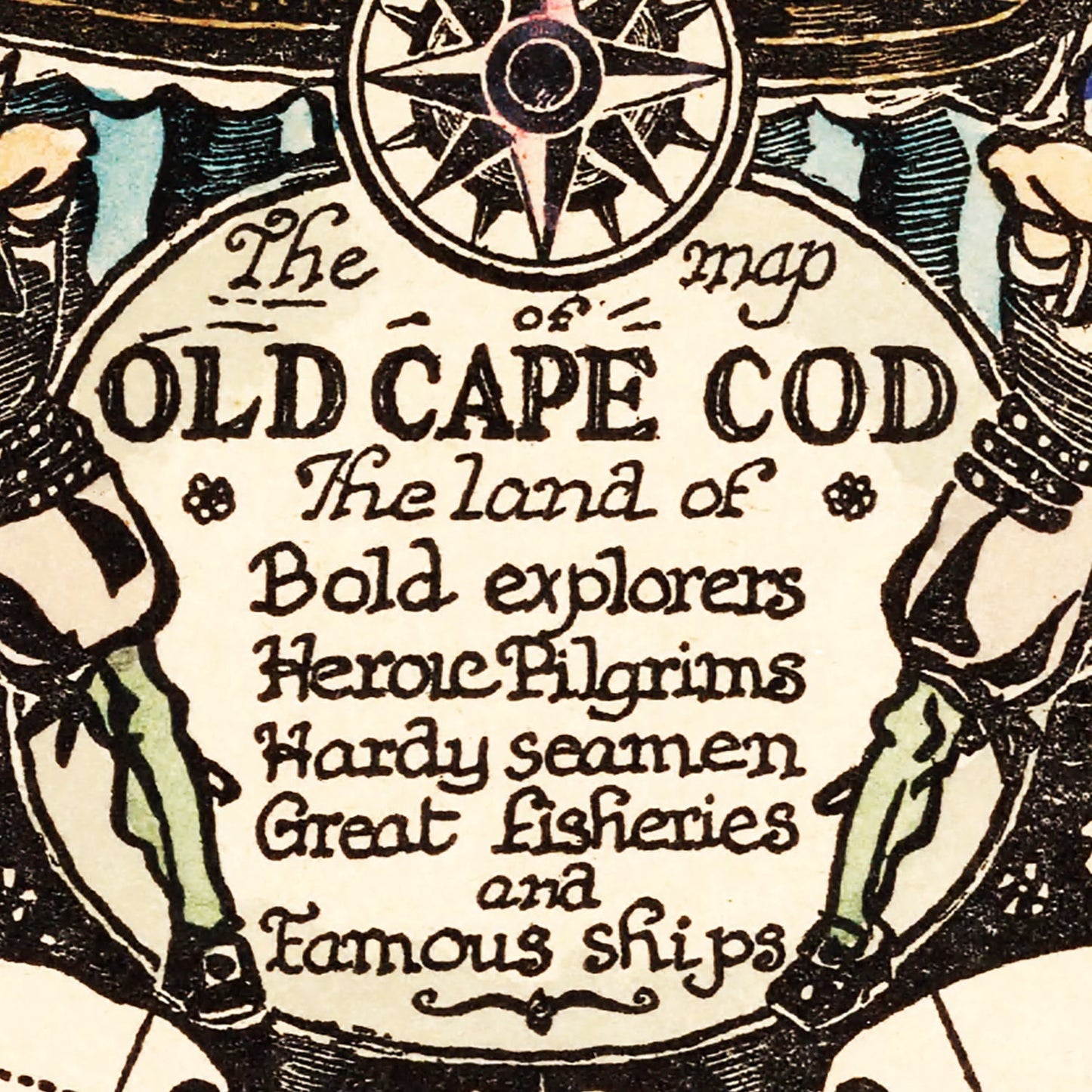 Vintage Map of Cape Cod, 1930