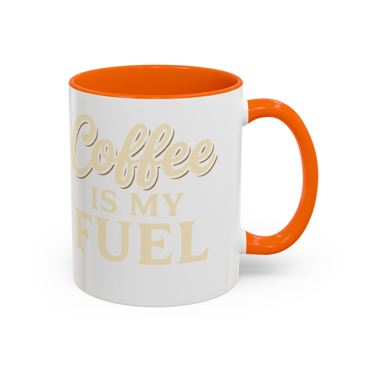 Coffee Is My Fuel Accent Coffee Mug — 11/15oz Ceramic Gift for Coffee Lovers