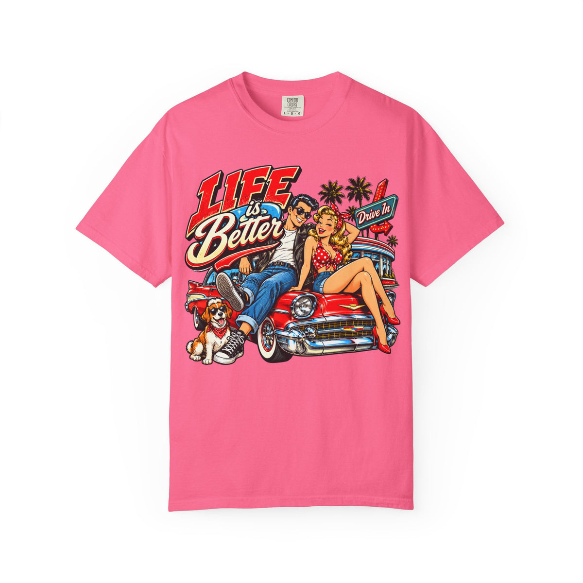 Life Is Better Drive-In Vintage T-Shirt
