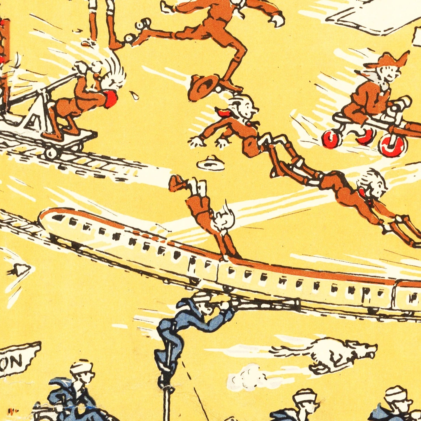 Vintage Boy Scouts Jamboree Map, 1935