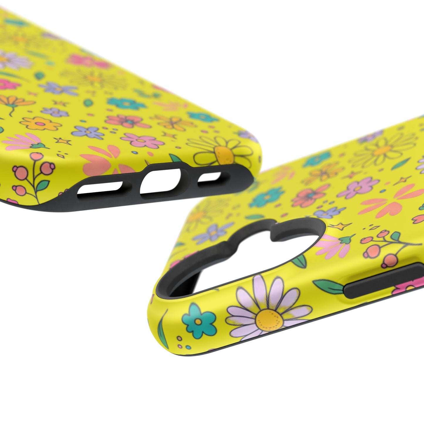 Floral Ditsy Phone Case — Magnetic Impact-Resistant Protective Cover