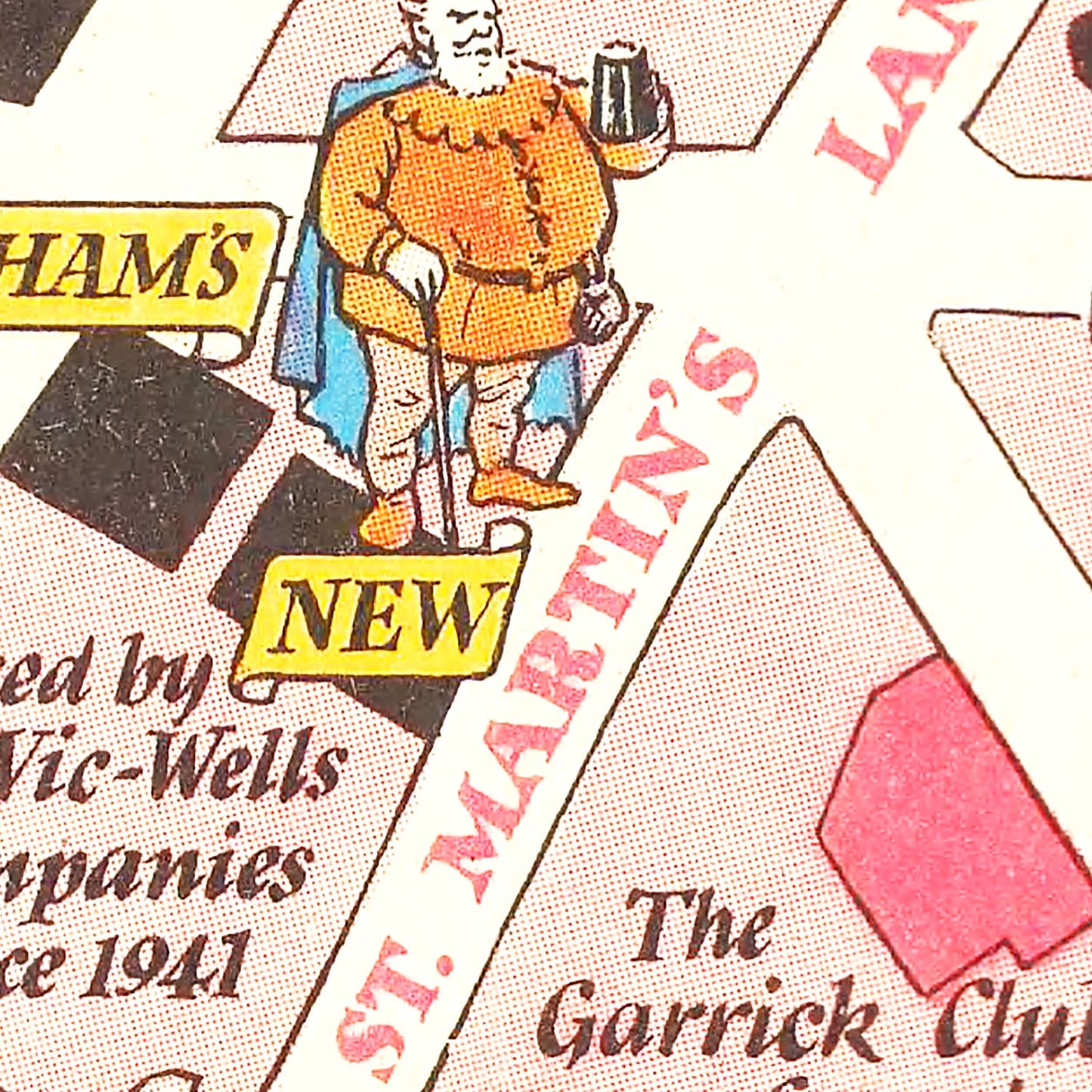 Vintage Map of Southwark, 1948