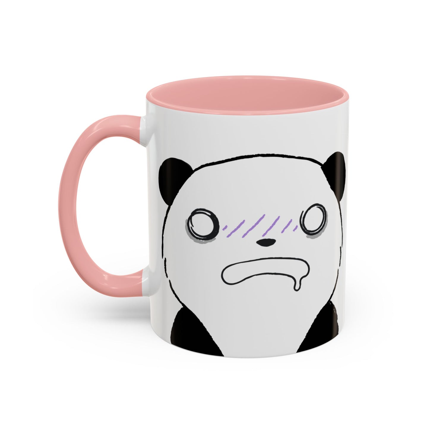 Just Give Me My Coffee!!! Accent Mug — Panda Coffee Lover Gift (11/15oz)