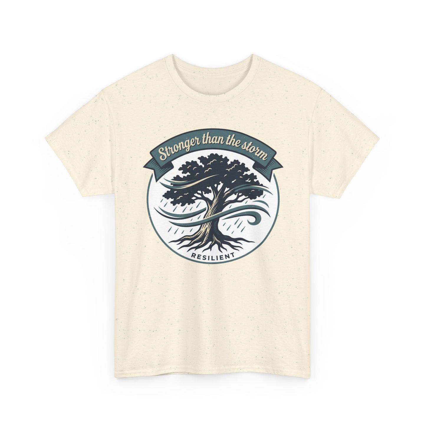Resilient Tree T‑Shirt — "Stronger Than the Storm" Inspirational Tee