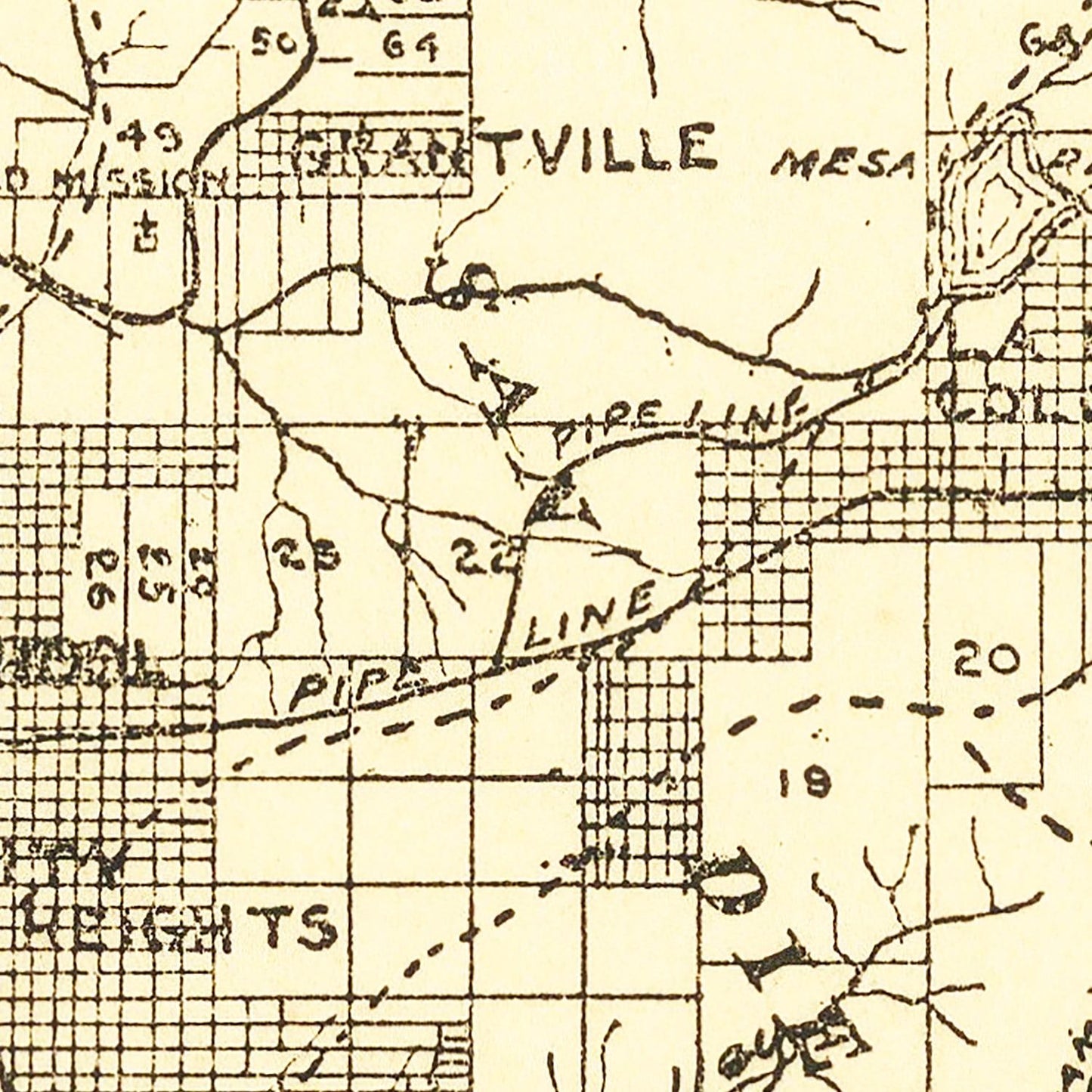 Vintage Map of San Diego, California 1895