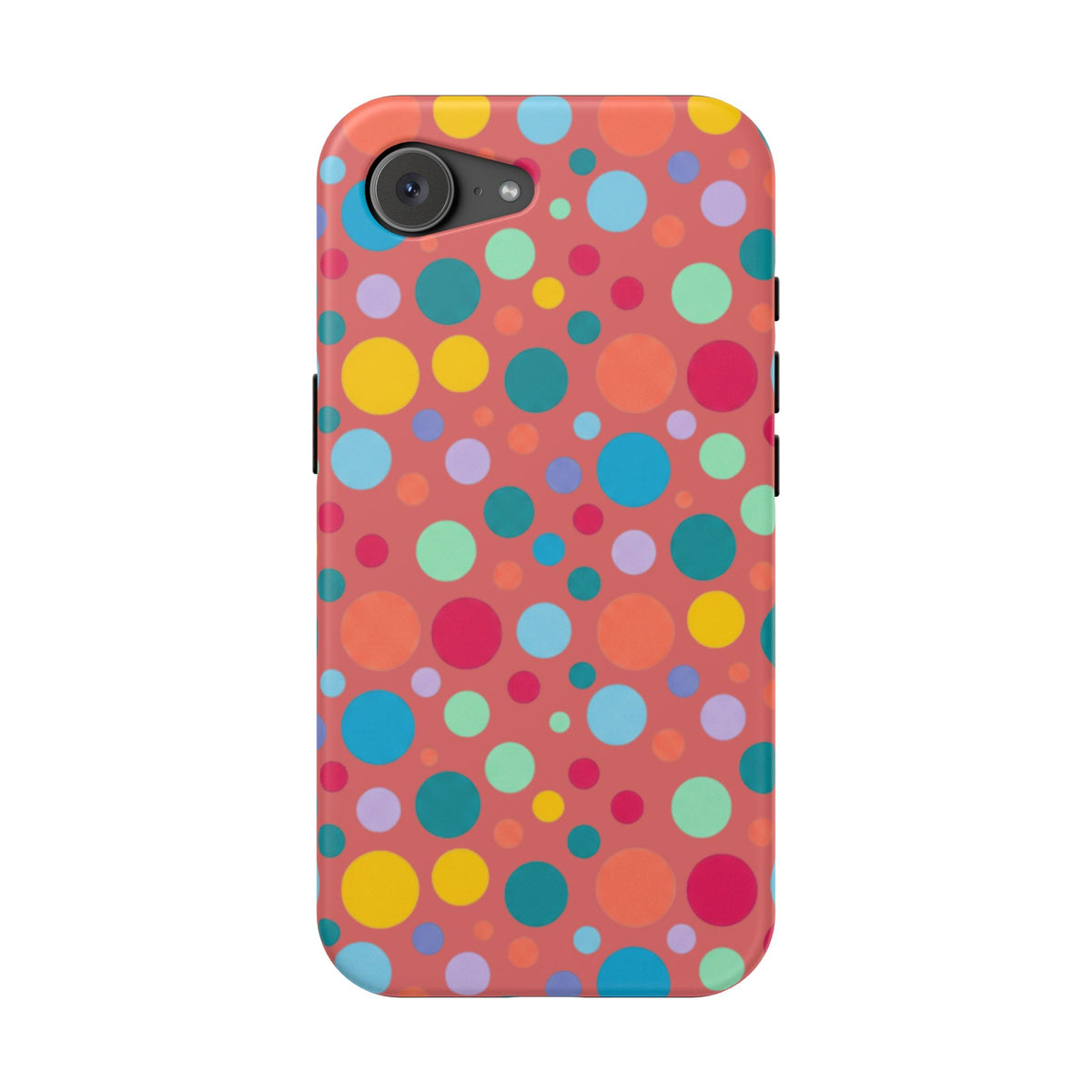 Colorful Polka Dot Magnetic Phone Case — Impact-Resistant, Vibrant Retro Dots