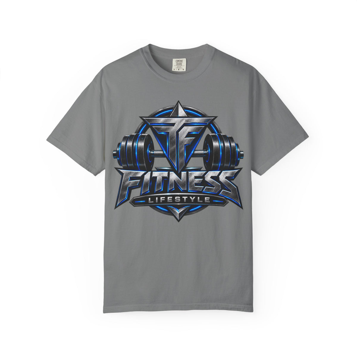 Fitness Lifestyle T-Shirt — Barbell Logo Gym Tee
