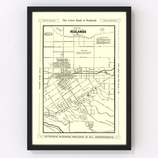 Vintage Map of San Jose, California 1899