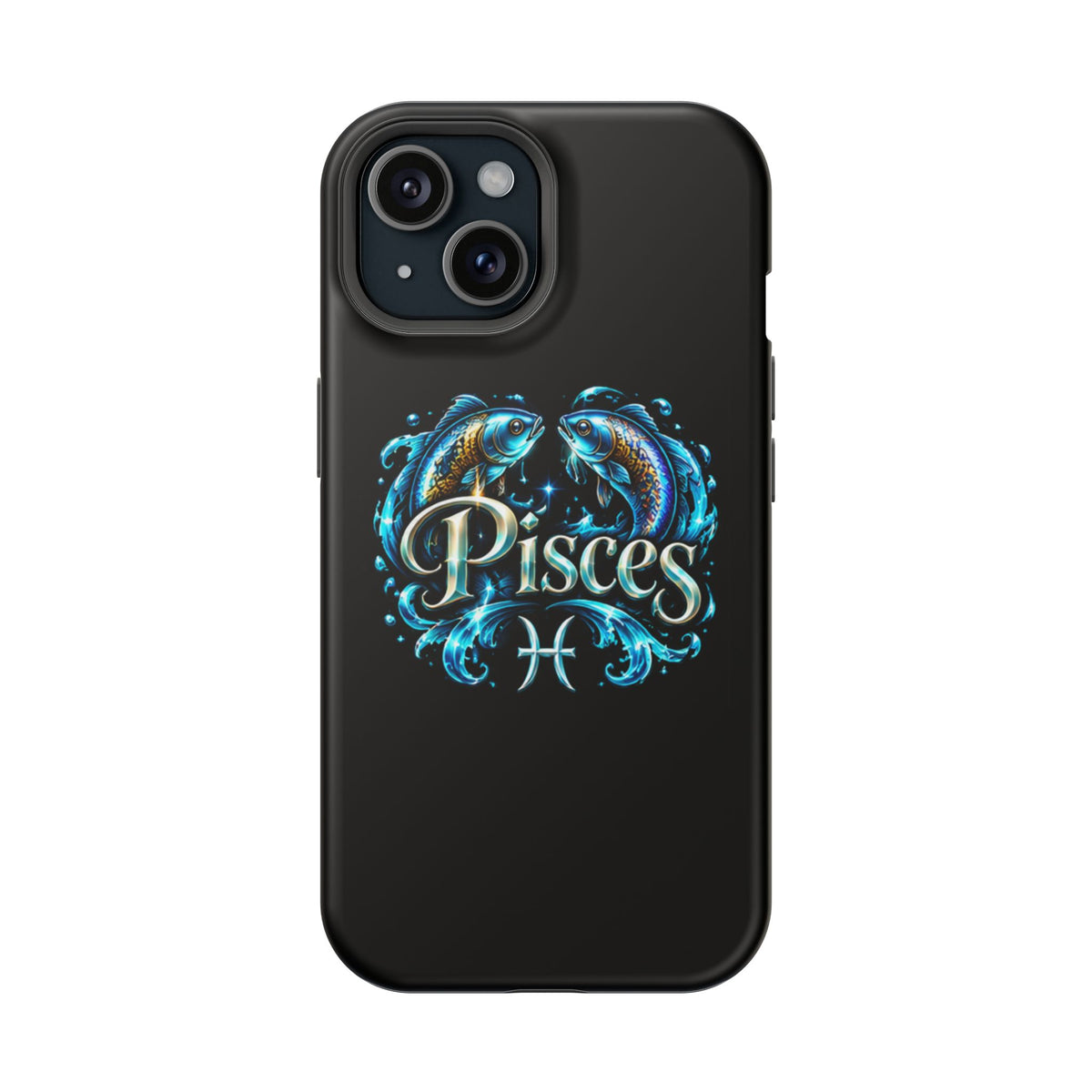 Pisces Magnetic Impact-Resistant Phone Case — Zodiac Fish Astrology Design
