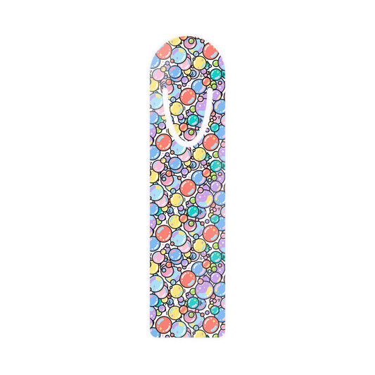 Bubble Pattern Bookmark — Colorful Pastel Bubbles Reading Bookmark