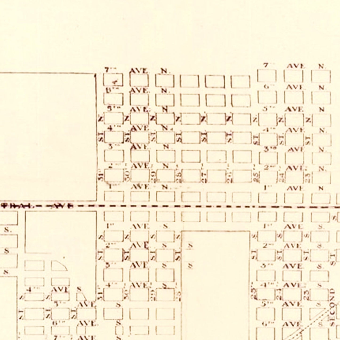 Vintage Map of St. Petersburg, Florida 1918