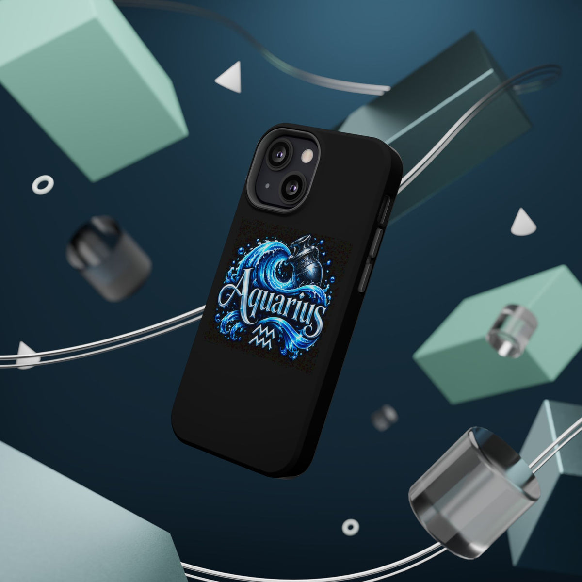 Aquarius Zodiac Magnetic Impact-Resistant Phone Case