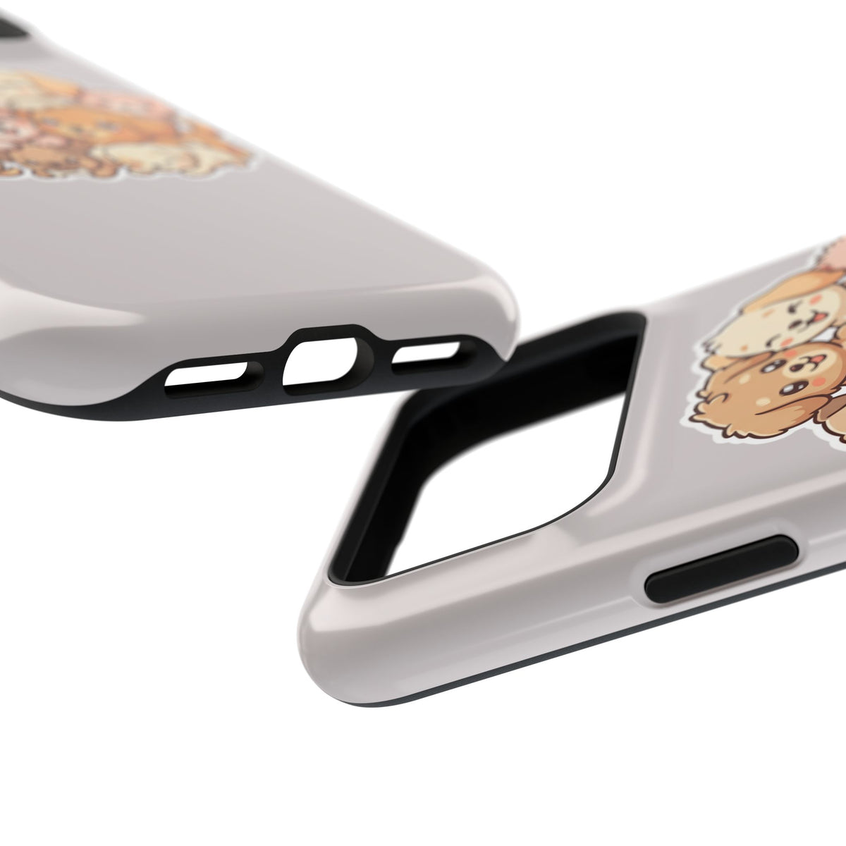 Cute Puppy Pile Magnetic Impact-Resistant Phone Case