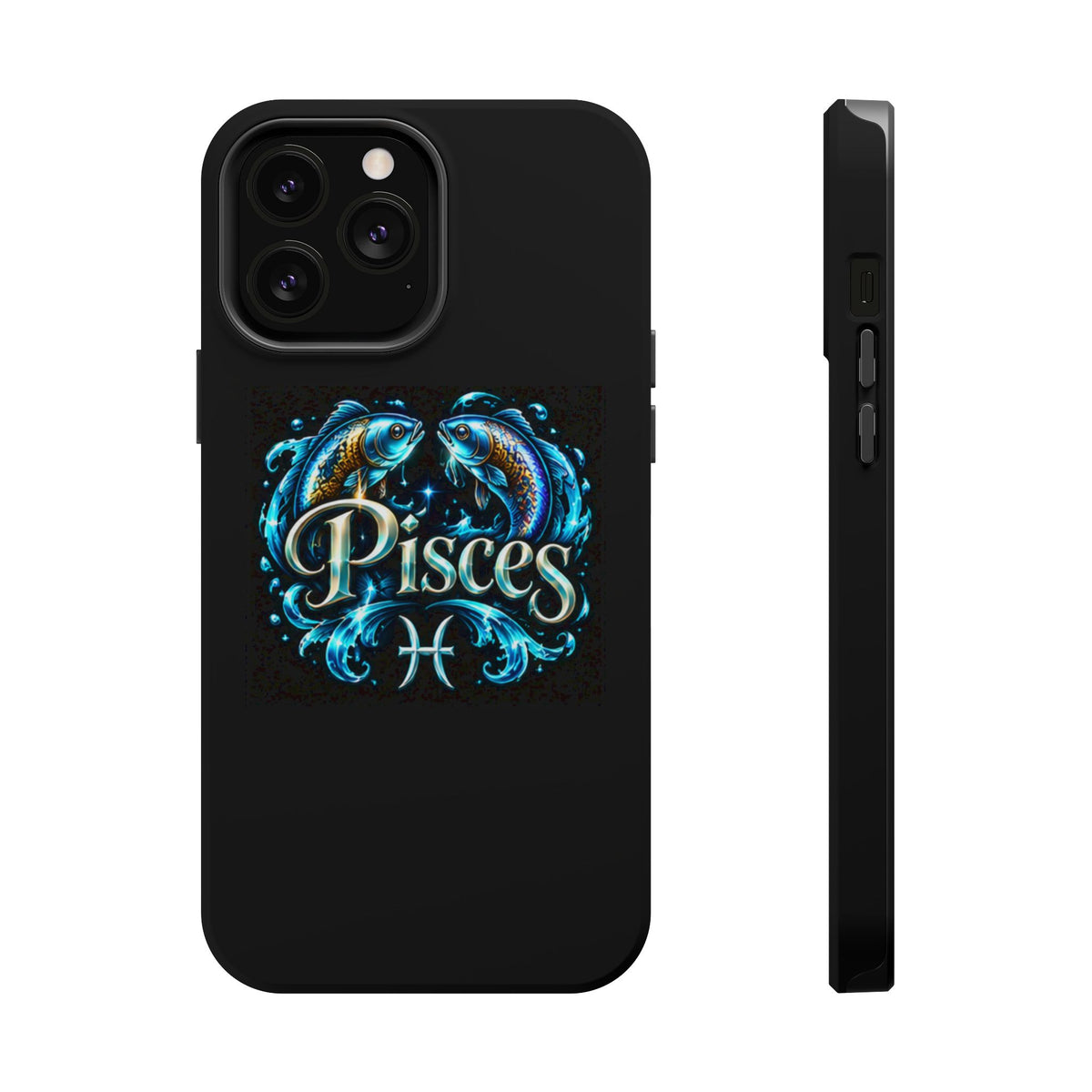 Pisces Magnetic Impact-Resistant Phone Case — Zodiac Fish Astrology Design