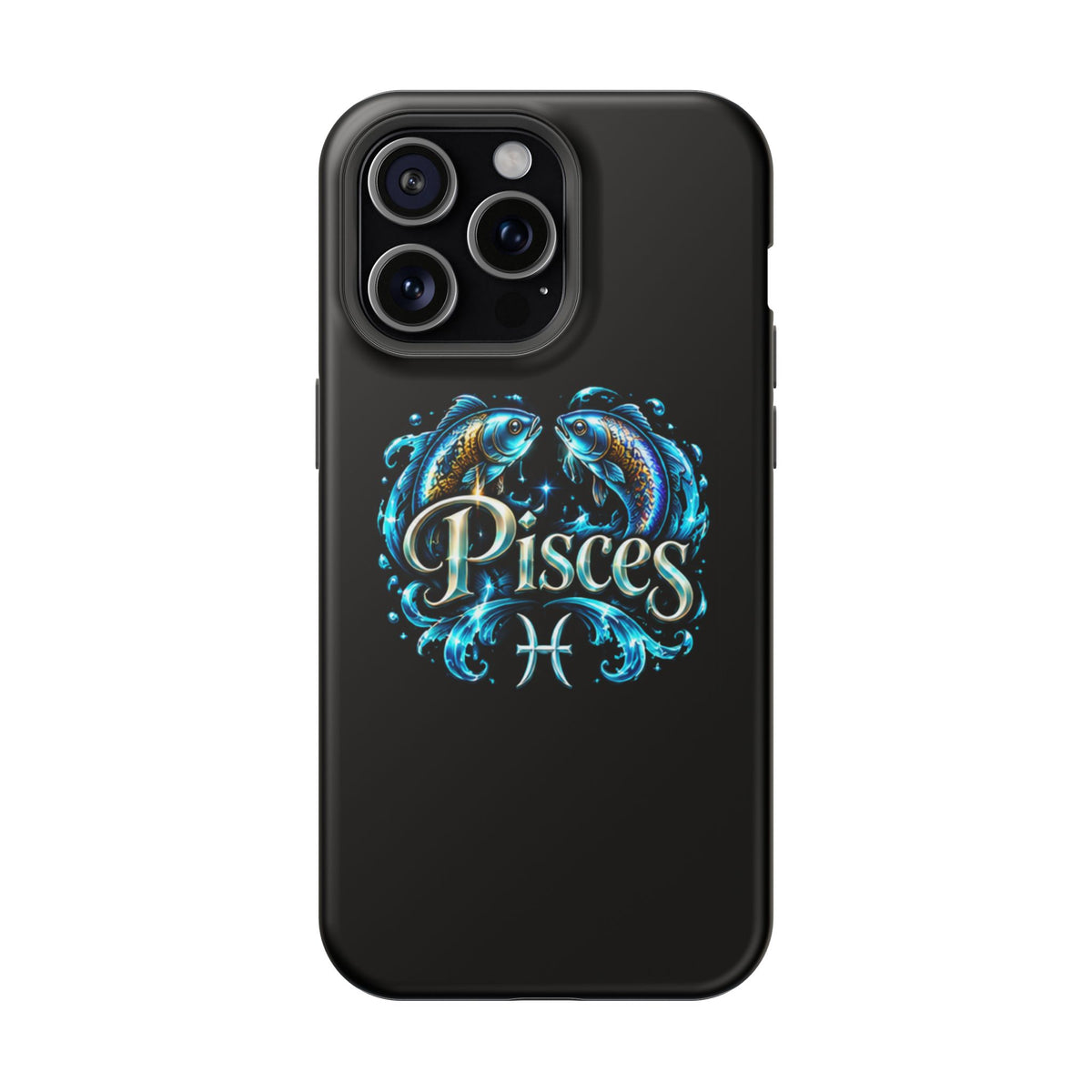 Pisces Magnetic Impact-Resistant Phone Case — Zodiac Fish Astrology Design