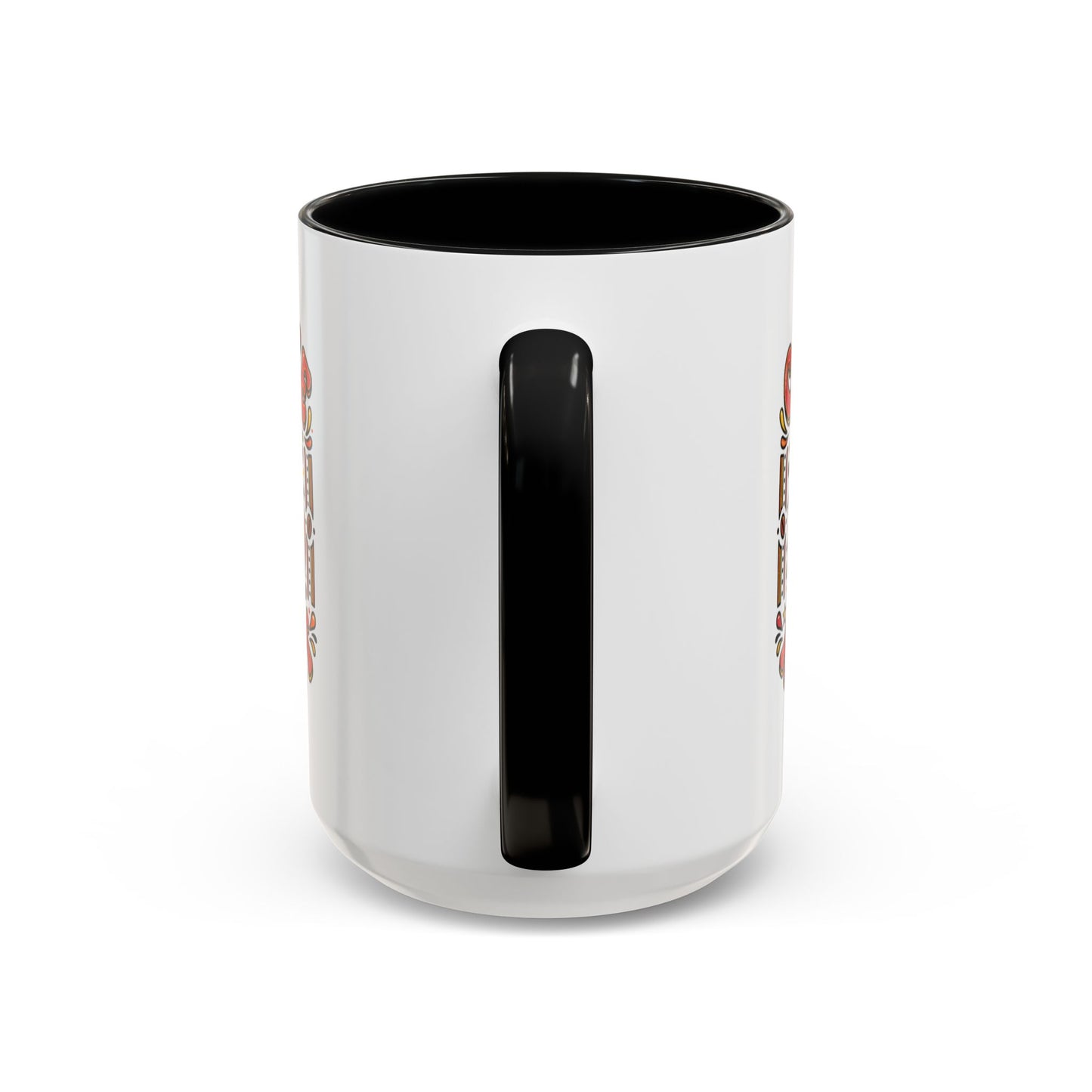 Coffee Addict Accent Mug — "Coffee Power" Retro Coffee Lover Gift (11oz/15oz)