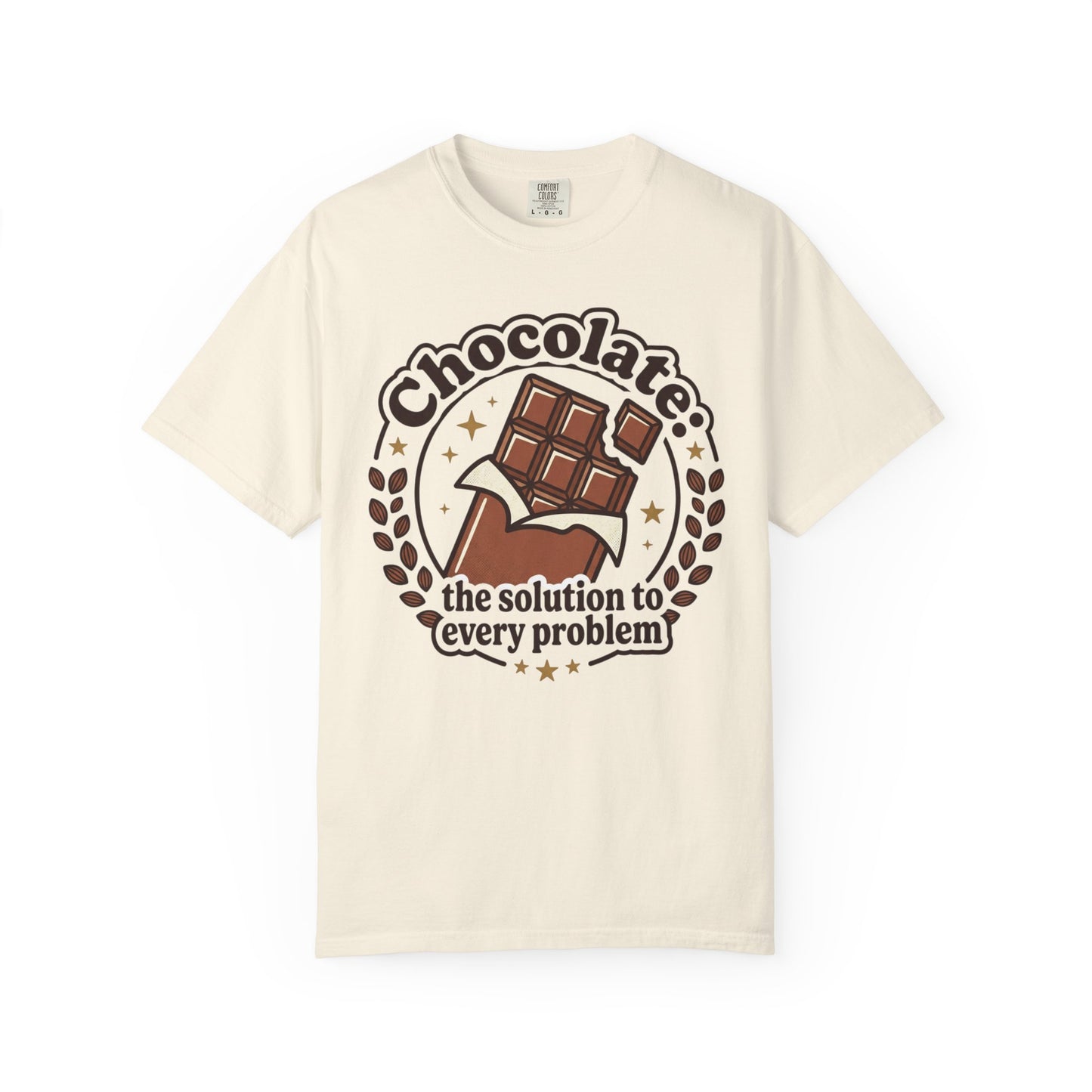 Chocolate the solution to every problem T-Shirt | Graphic Tee