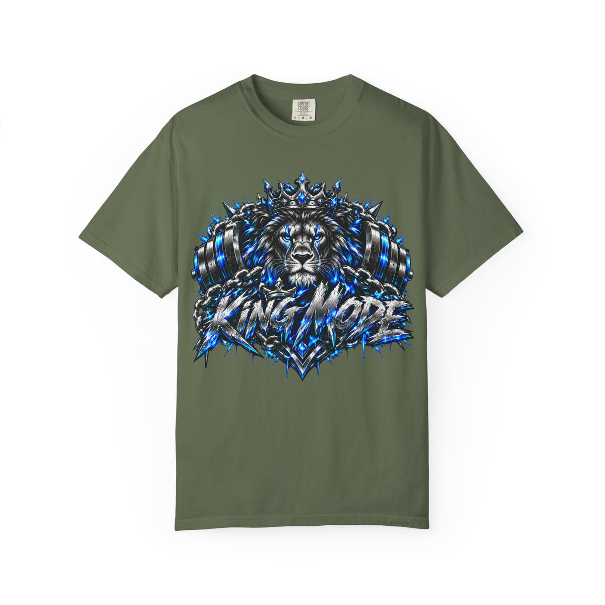 Lion Kingmode Graphic Tee — Gaming Headset Lion Design