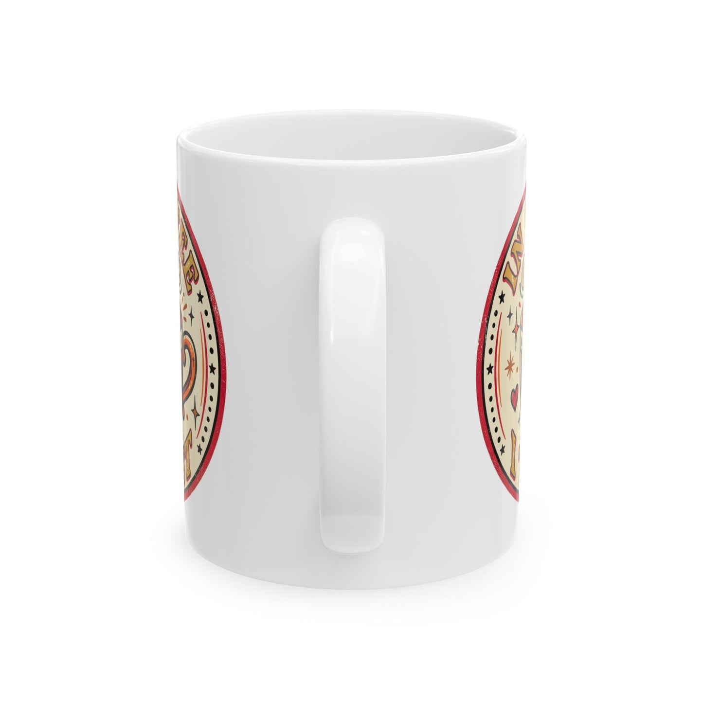 Coffee Mug - "In Coffee We Trust" Retro Ceramic Mug (11oz, 15oz)