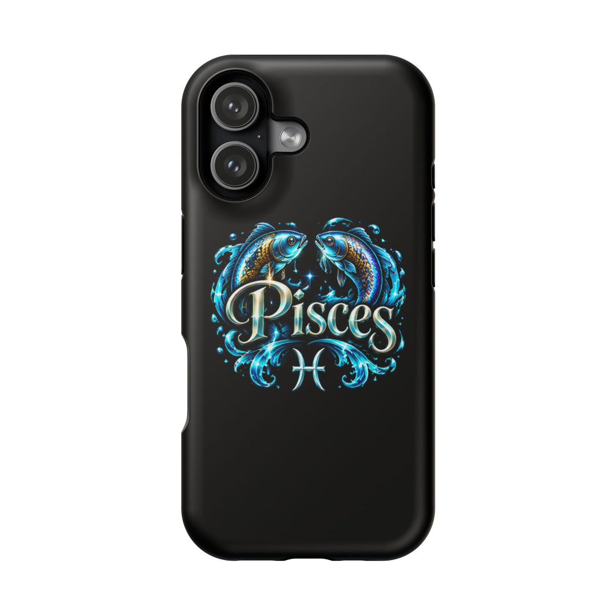 Pisces Magnetic Impact-Resistant Phone Case — Zodiac Fish Astrology Design