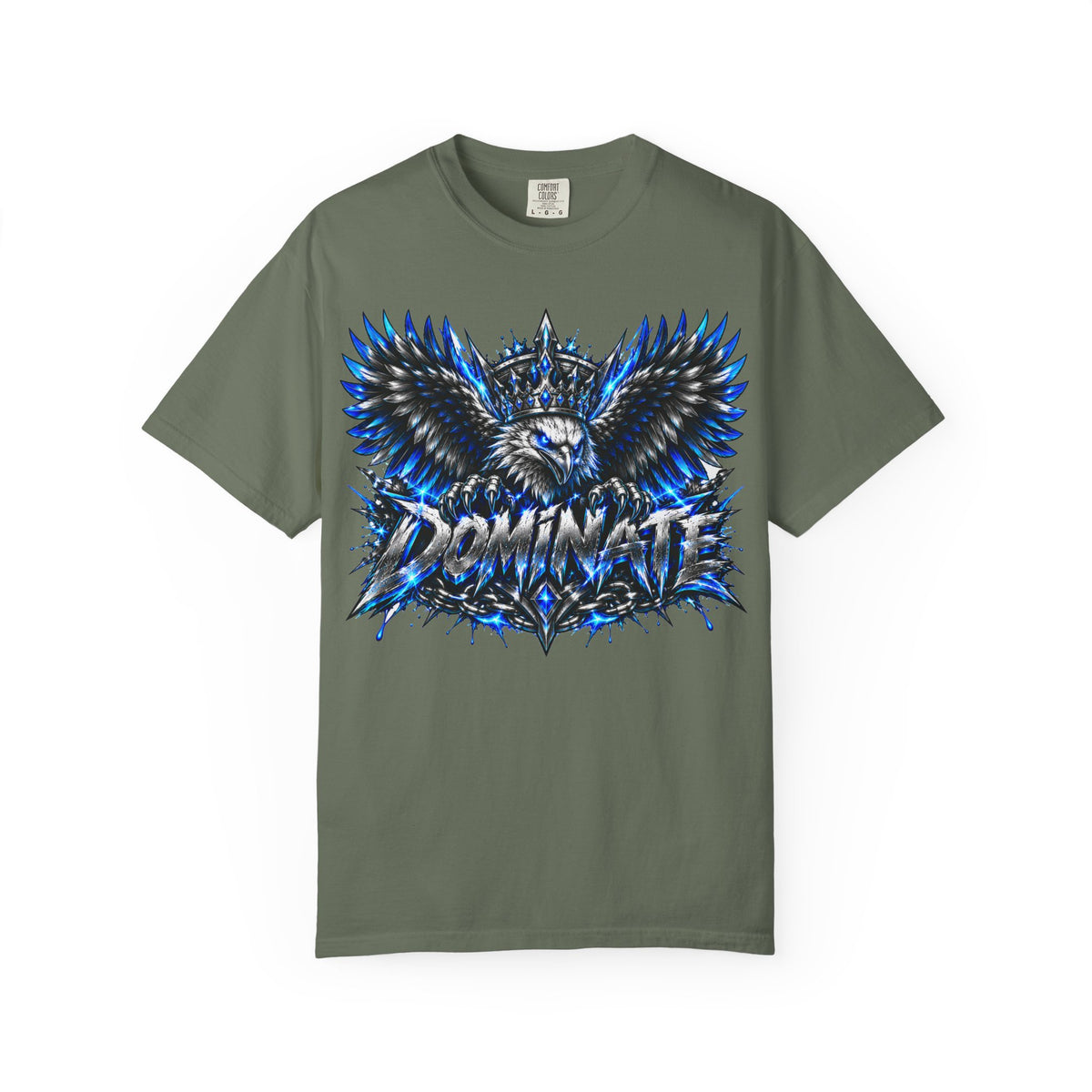 Dominate Eagle Graphic T-Shirt — Bold Crowned Eagle Design