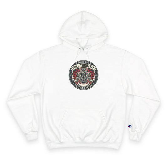 Full Throttle Champion Hoodie — Vintage Racing Graphic