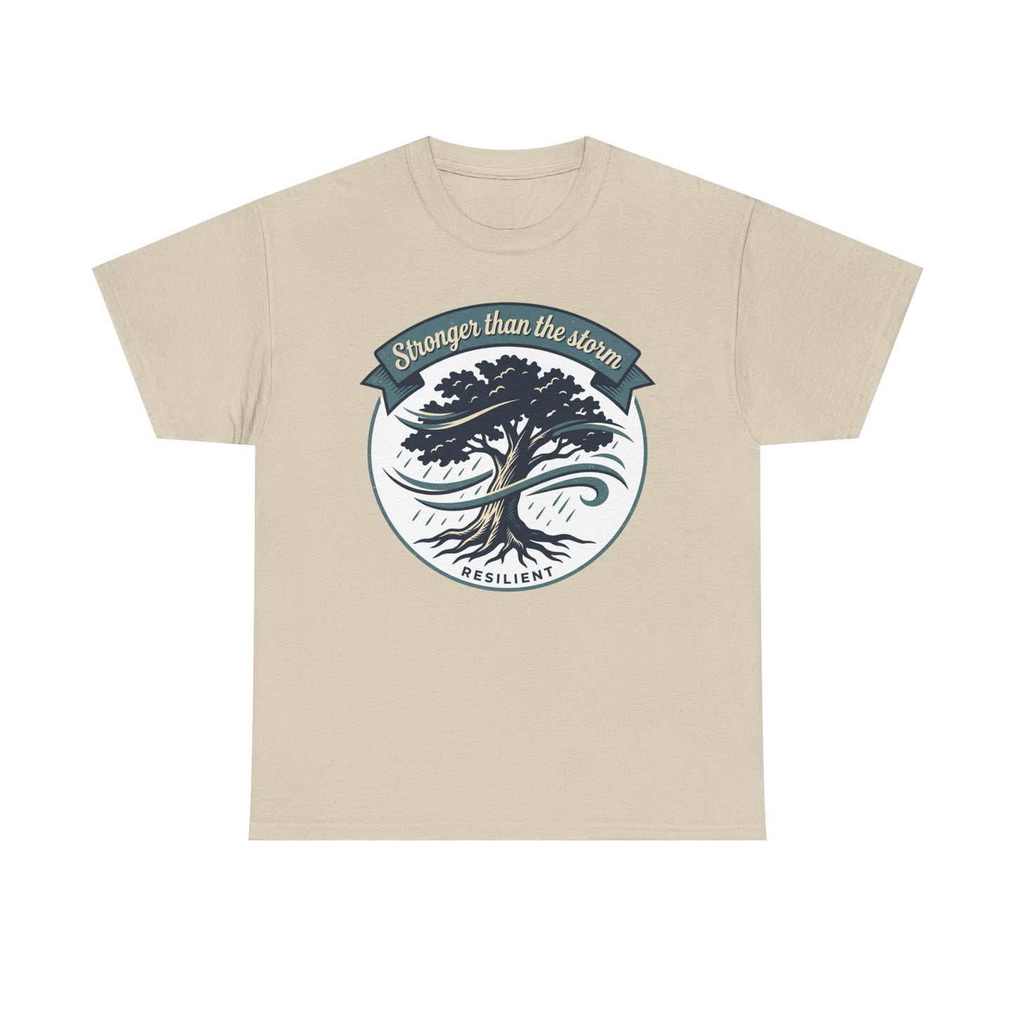 Resilient Tree T‑Shirt — "Stronger Than the Storm" Inspirational Tee