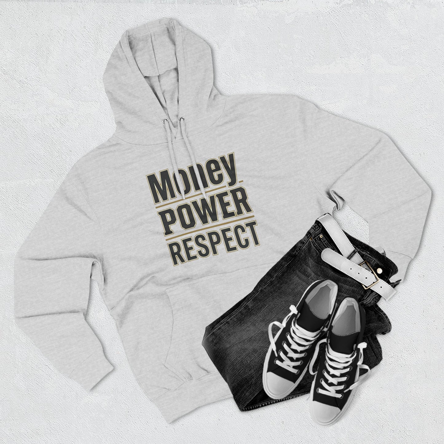 Money • Power • Respect Hoodie – Bold Graphic Fleece Pullover