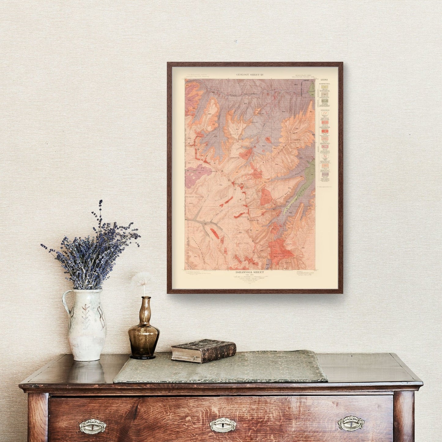 Vintage Map of Ishawooa Sheet 1904