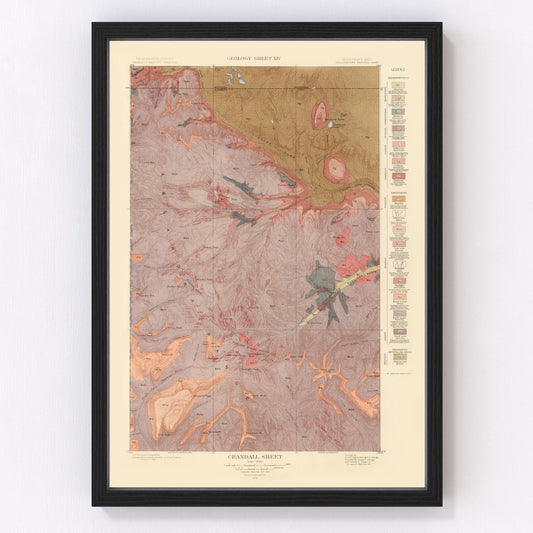 Vintage Map of Crandall Sheet 1904