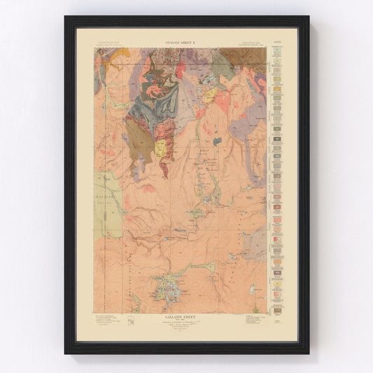 Vintage Map of Gallatin Sheet 1904