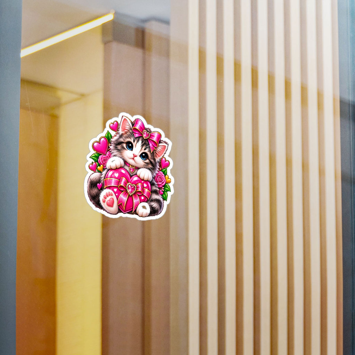 Cute Kitten Vinyl Decal
