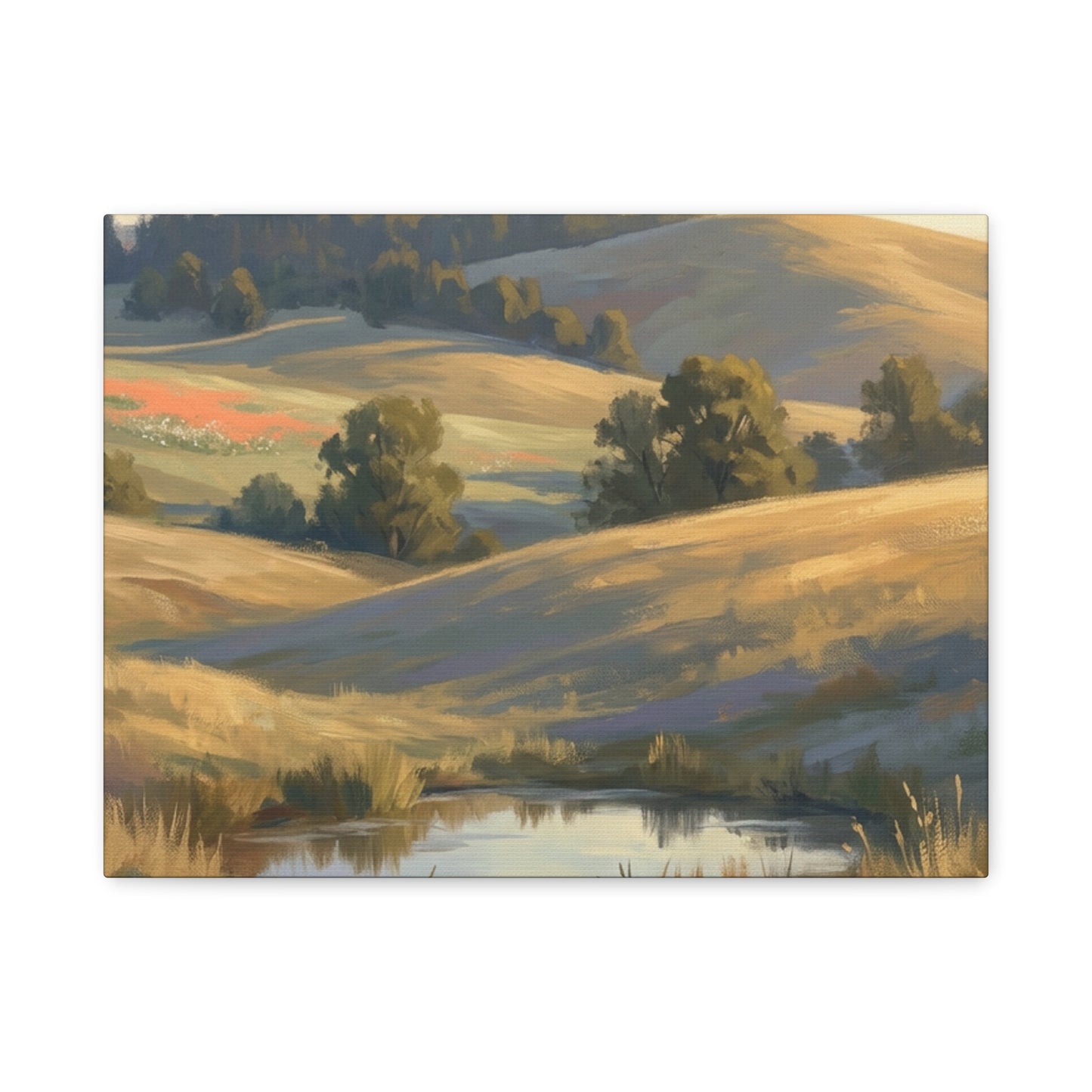 Coastal Cliff Canvas Wall Art — Lone Pine Seascape Matte Stretched Print