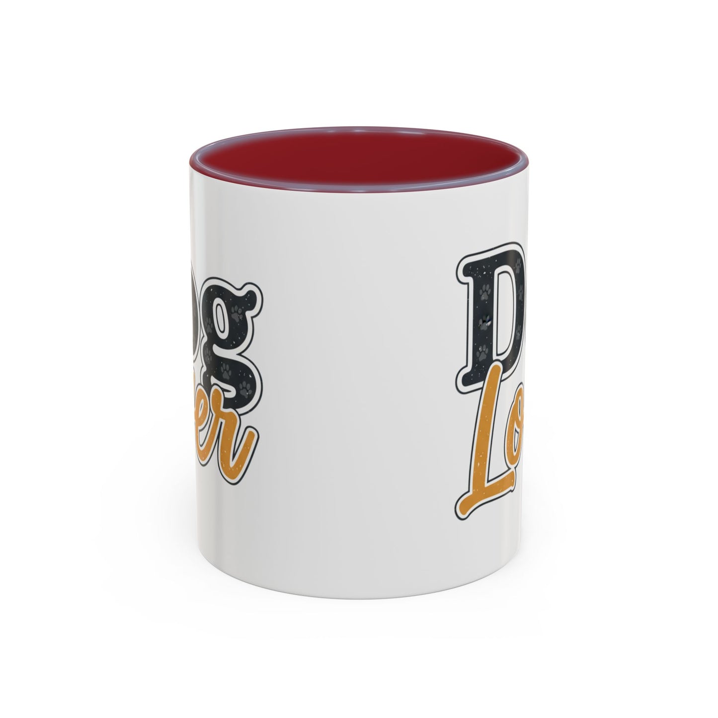 Dog Lover Accent Coffee Mug — 'Dog Lover' 11/15oz Ceramic Mug