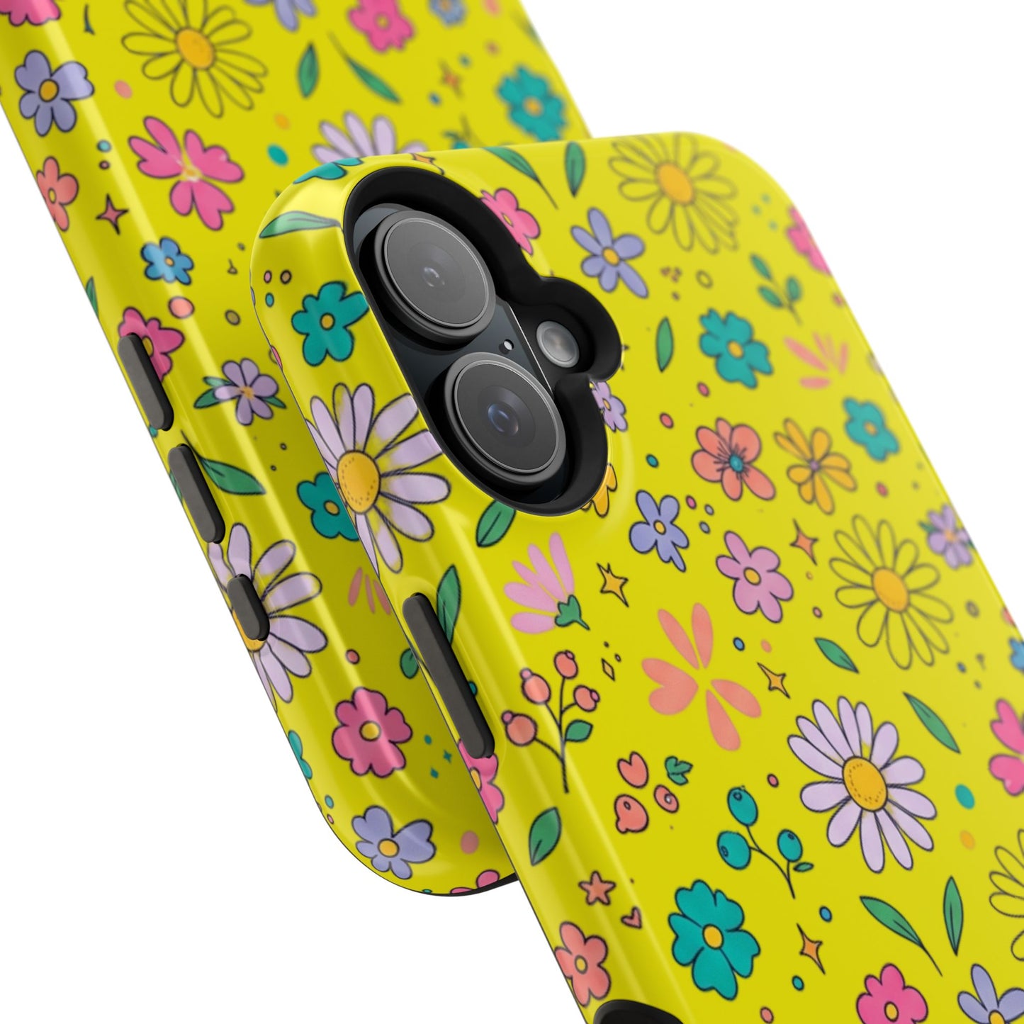 Floral Ditsy Phone Case — Magnetic Impact-Resistant Protective Cover
