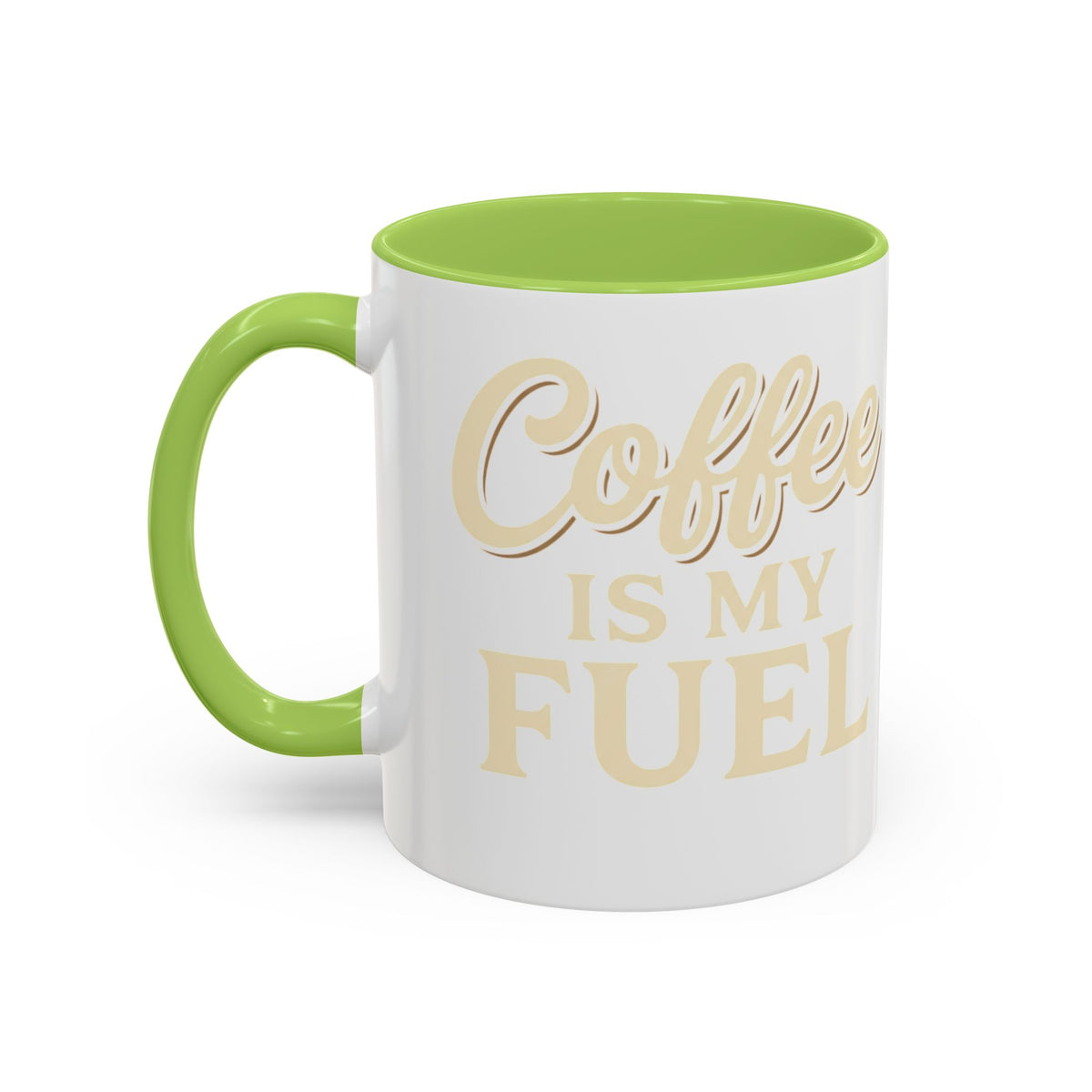 Coffee Is My Fuel Accent Coffee Mug — 11/15oz Ceramic Gift for Coffee Lovers