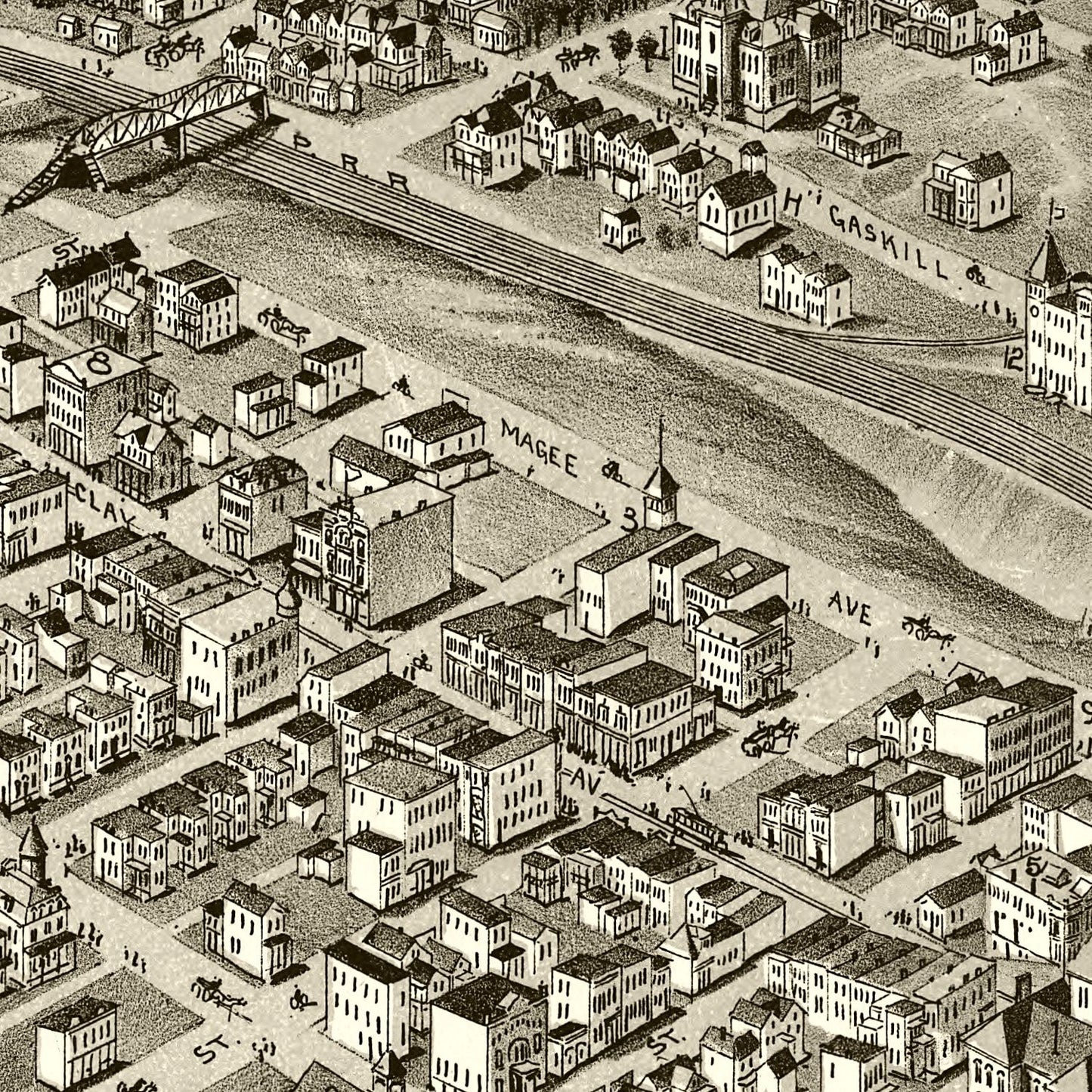 Vintage Map of Jeannette, Pennsylvania 1897