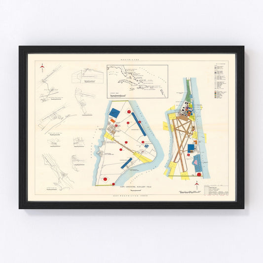 Vintage Map of Patrick Air Force Base, 1952