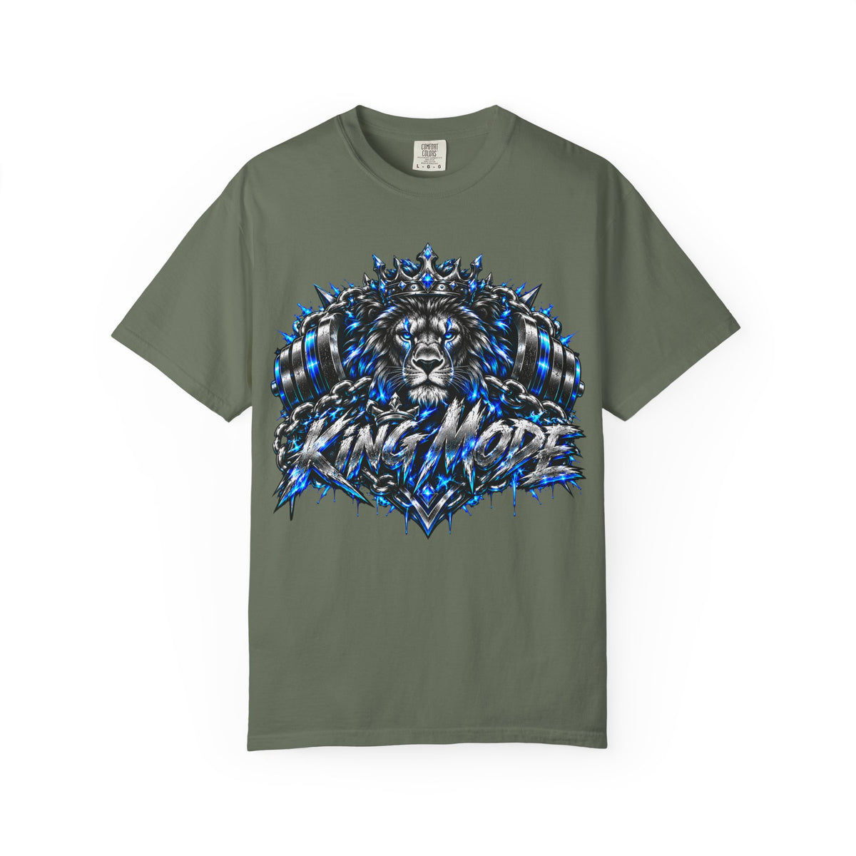Lion Kingmode Graphic Tee — Gaming Headset Lion Design