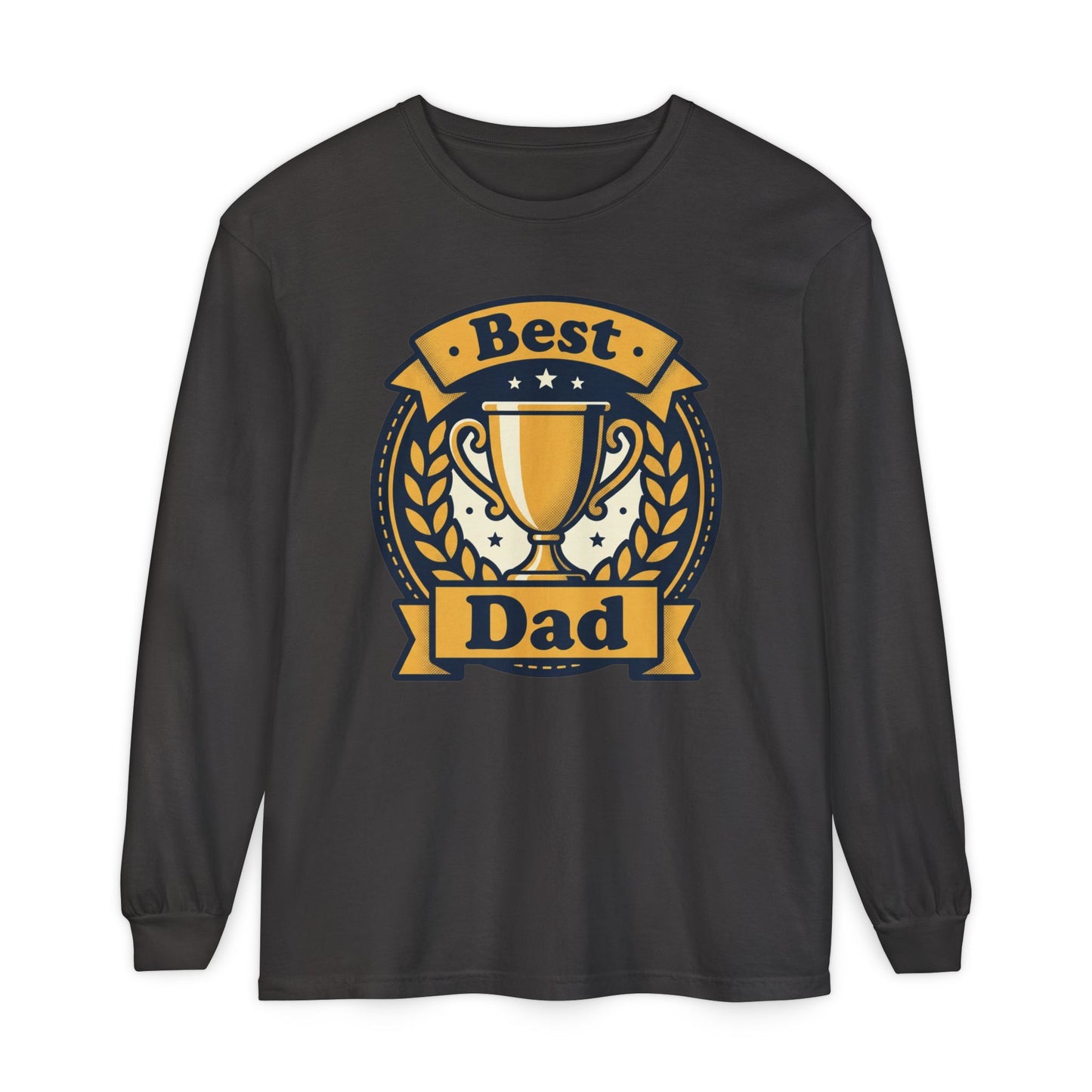 Best Dad Trophy Long Sleeve T-Shirt — Father’s Day Gift