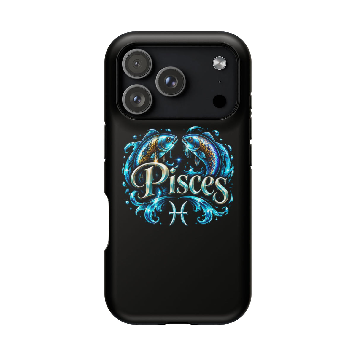 Pisces Magnetic Impact-Resistant Phone Case — Zodiac Fish Astrology Design