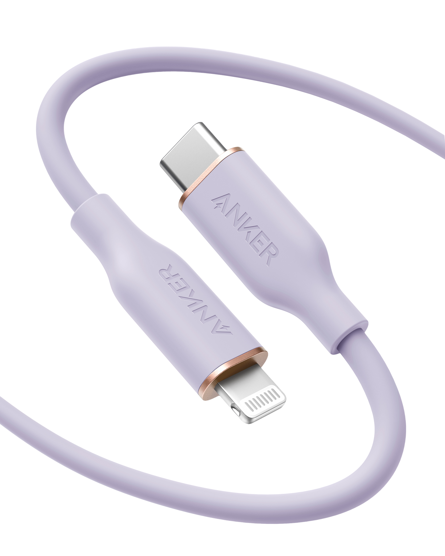 Anker <b>641</b> USB-C to Lightning Cable (Flow, Silicone)