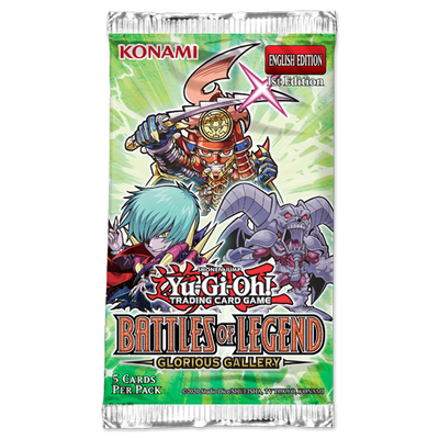 Yu-Gi-Oh! TCG Battles of Legend: Glorious Gallery Booster Pack (1st Edition)