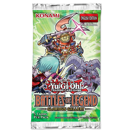 Yu-Gi-Oh! TCG Battles of Legend: Glorious Gallery Booster Pack (1st Edition)