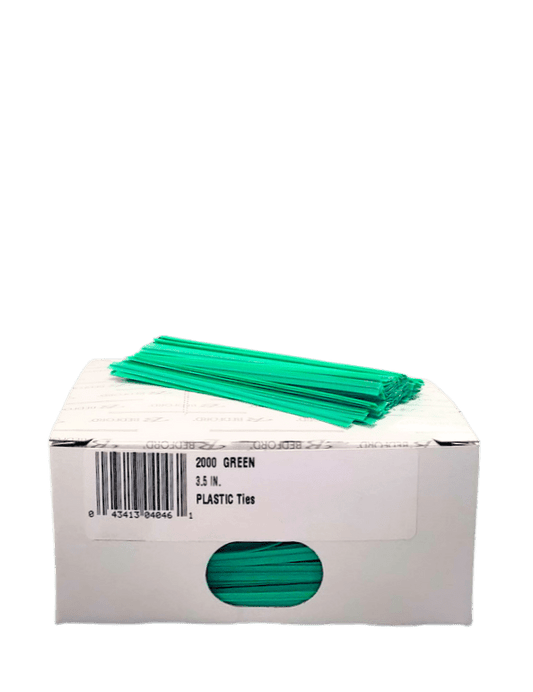 Bag Ties, Plastic, 3.5", 2000 Count