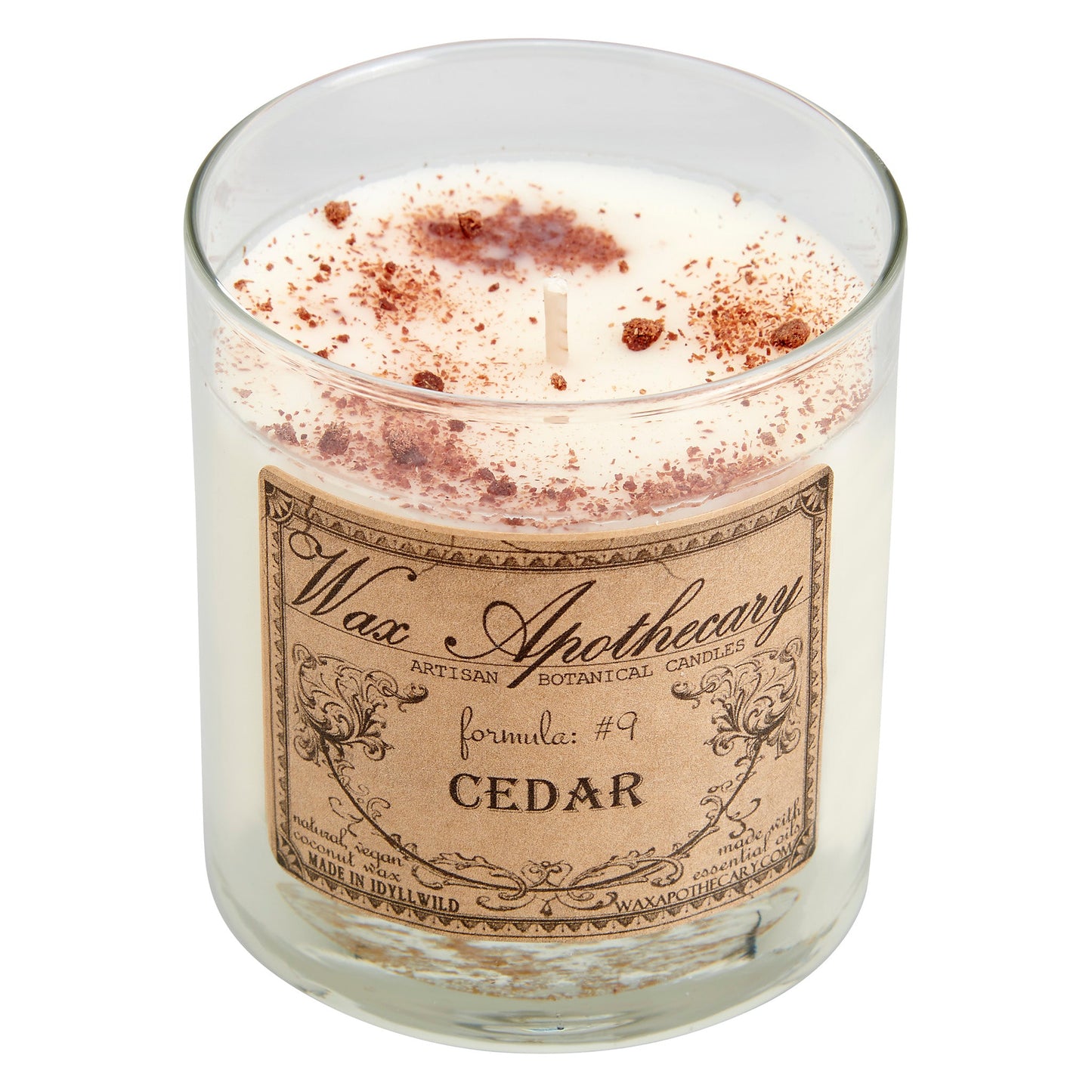 Cedar 7 oz Botanical Candle in Scotch Glass
