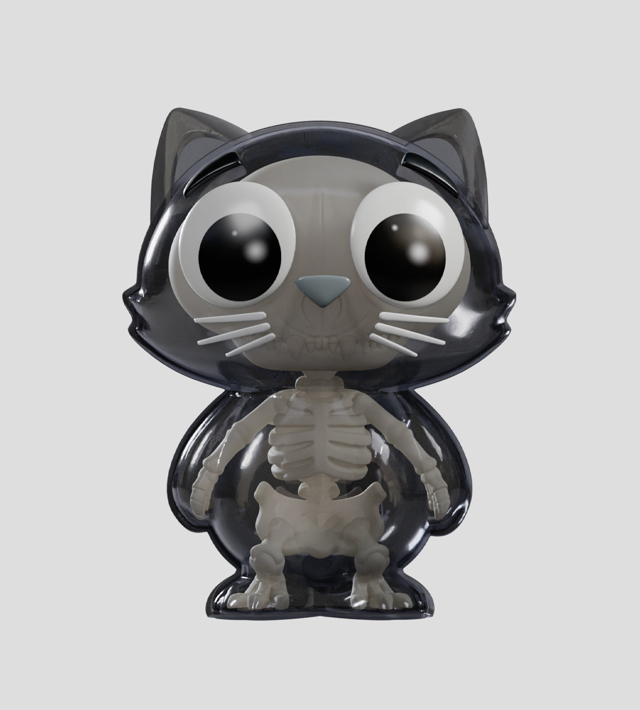 Catscans Bare Bones Blind Box - Charlie the Cat X-Ray Series by Kaleidos Creative