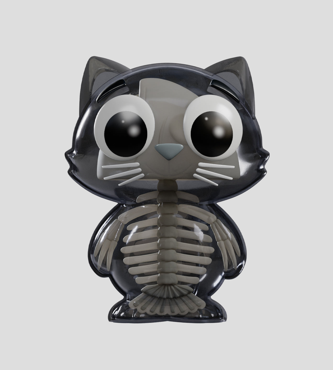 Catscans Bare Bones Blind Box - Charlie the Cat X-Ray Series by Kaleidos Creative